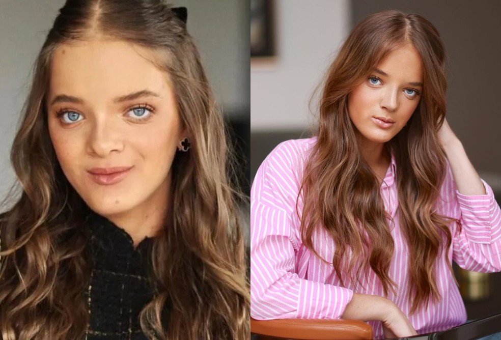 Antes e depois da nova rinoplastia de Rafaella Justus — Foto: Reprodução/Instagram