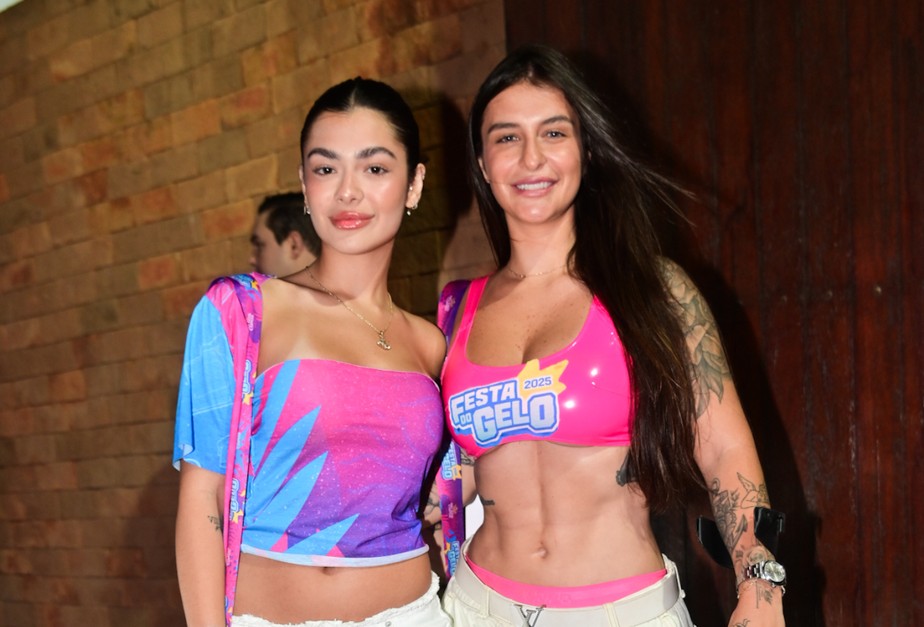 Bárbara Labres vai de muletas à Festa do Gelo e conta que namorada