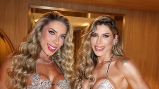 As irmãs Ana Paula Minerato e Tati Minerato voltaram a se falar após seis anos brigadas, revelando a novidade no Carnaval 2025 — Foto: Reprodução | Instagram