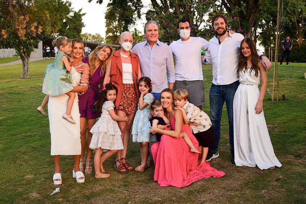 Fabiana Justus, Rafa Justus, Ana Paula Siebert, Vicky e Roberto Justus — Foto: Andy Santana/ BrazilNews