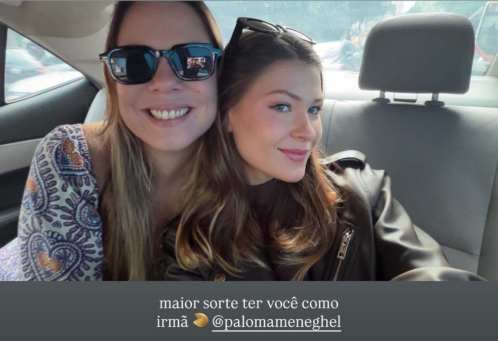 As irmãs Paloma Meneghel e Nikki Meneghel — Foto: Reprodução/Instagram