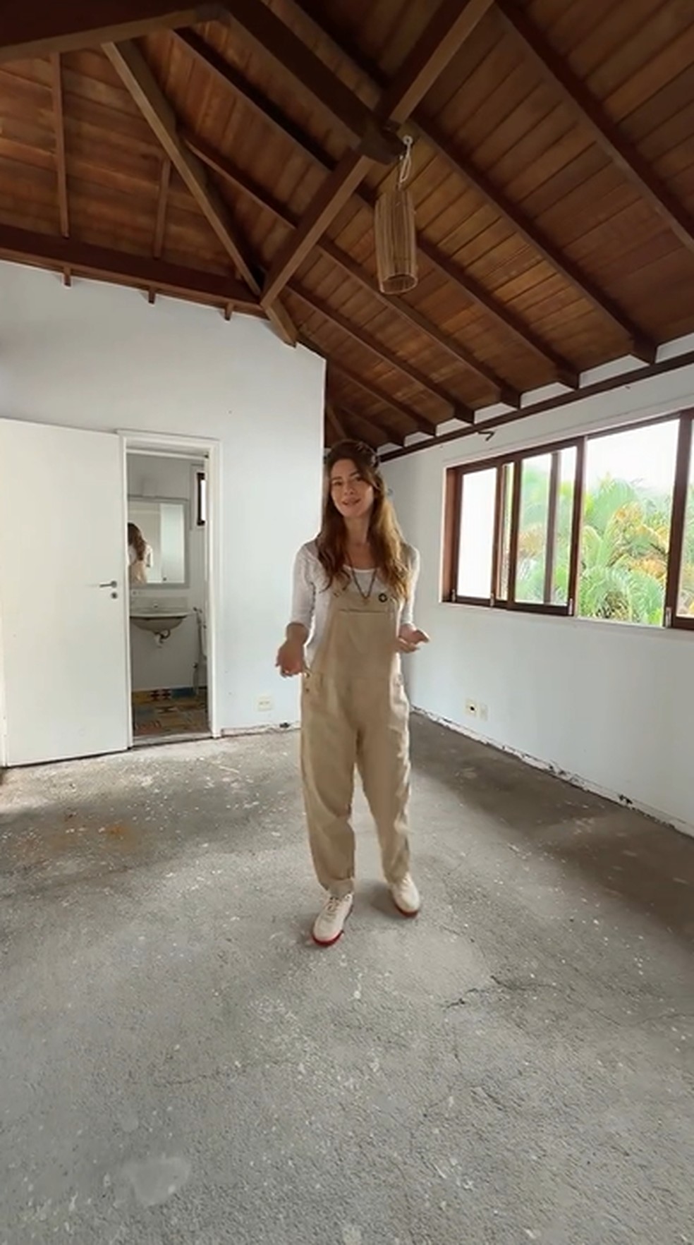 Letícia Spiller começou obras em nova casa — Foto: Reprodução/Instagram