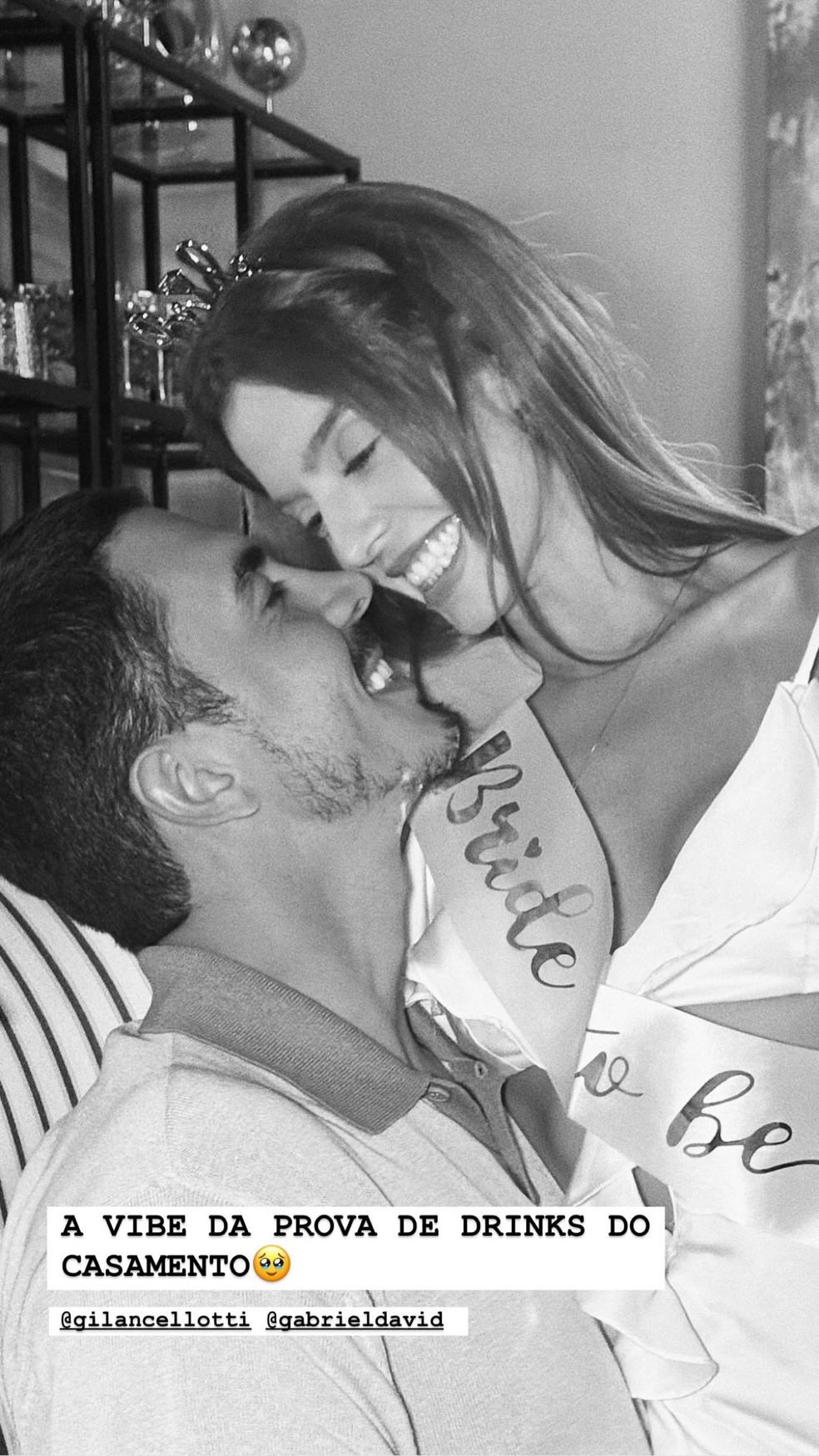 Giovanna Lancellotti e Gabriel David — Foto: Reprodução/Instagram