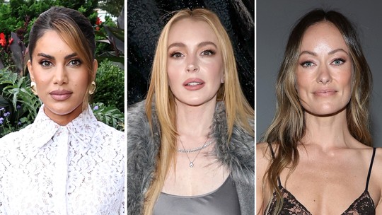 Camila Coelho, Lindsay Lohan e mais brilham em desfile na NY Fashion Week