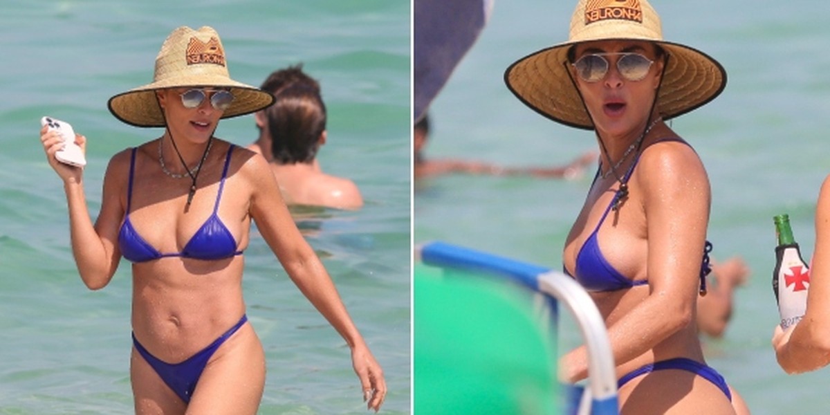 Juliana Paes leva susto com paparazzo em praia 