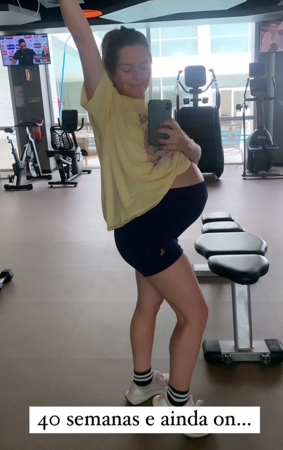 Vitória Frate está na 40ª semana de gravidez — Foto: Reprodução/Instagram