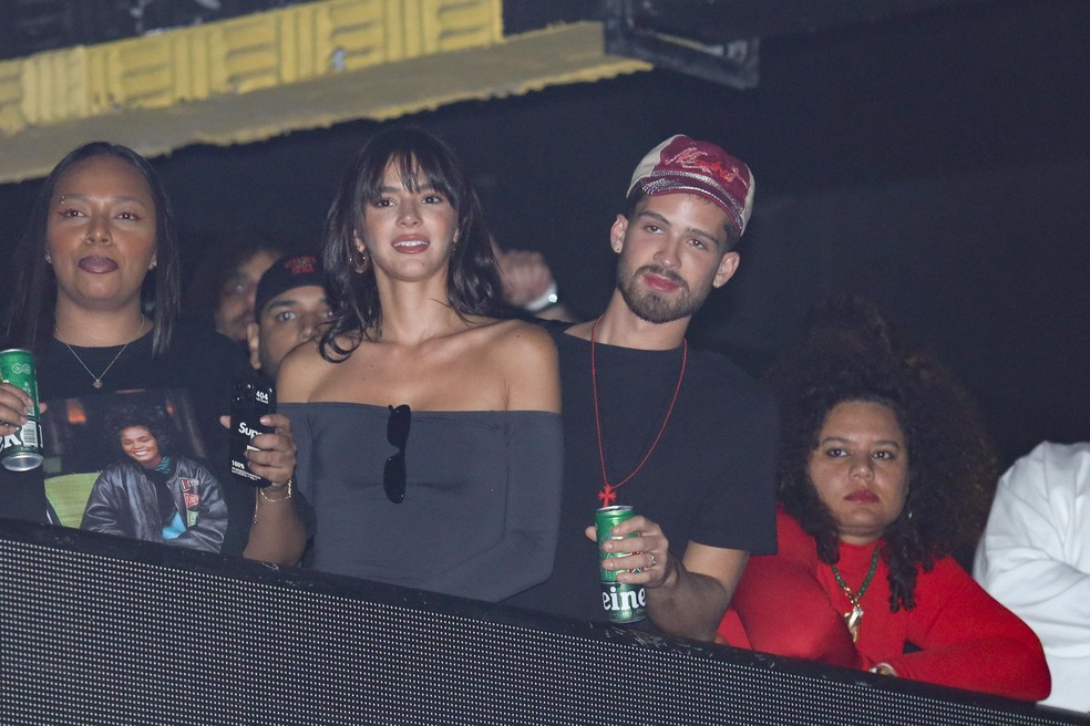 Bruna Marquezine e João Guilherme — Foto: Lucas Ramos/BrazilNews