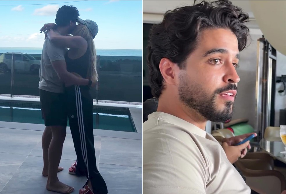 Iran Ângelo e o noivo, Lucas Suassuna — Foto: Reprodução/Instagram