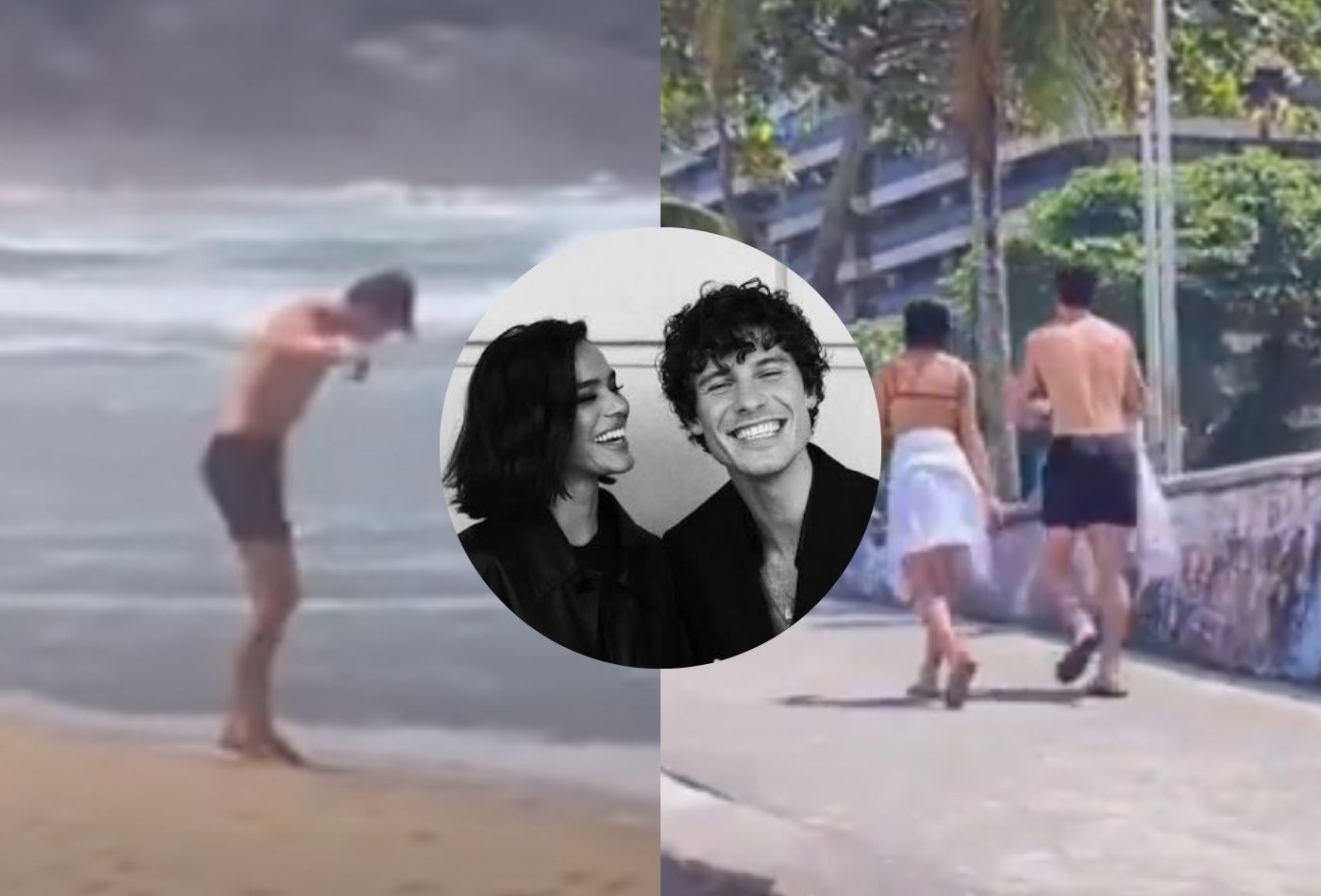 Shawn Mendes viraliza com 'dancinha' após mergulho no Rio com Marquezine - Foto