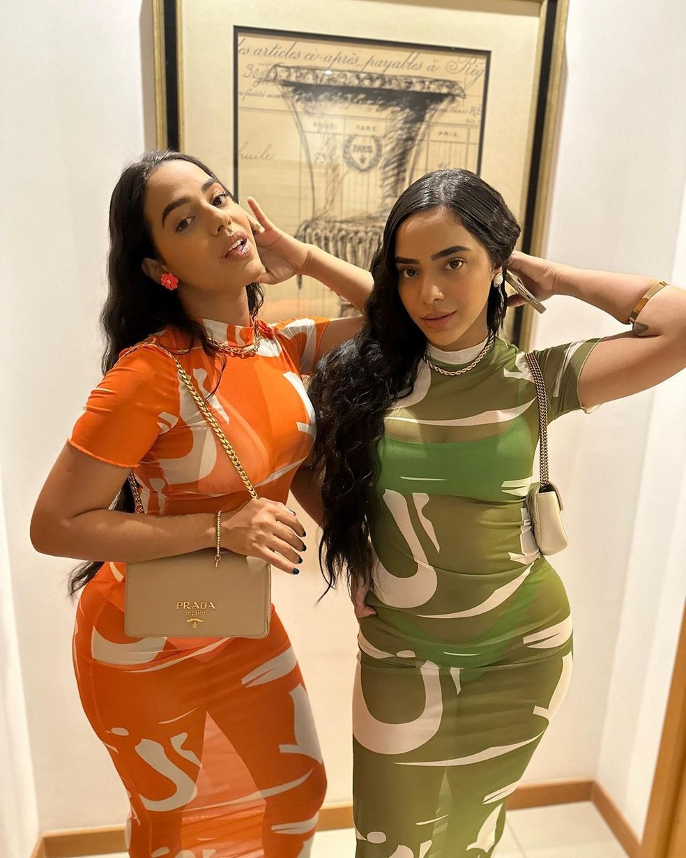 Mirella e Mariely Santos — Foto: Reprodução/Instagram