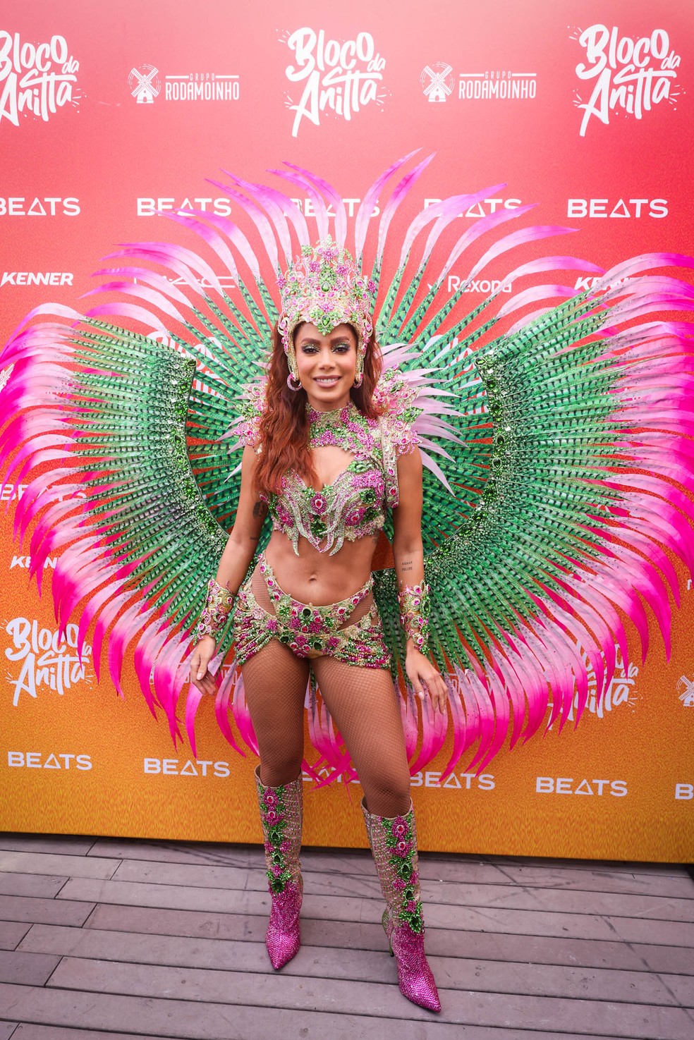Anitta apresenta o Bloco da Poderosa no Rio de Janeiro  Foto: BrazilNews