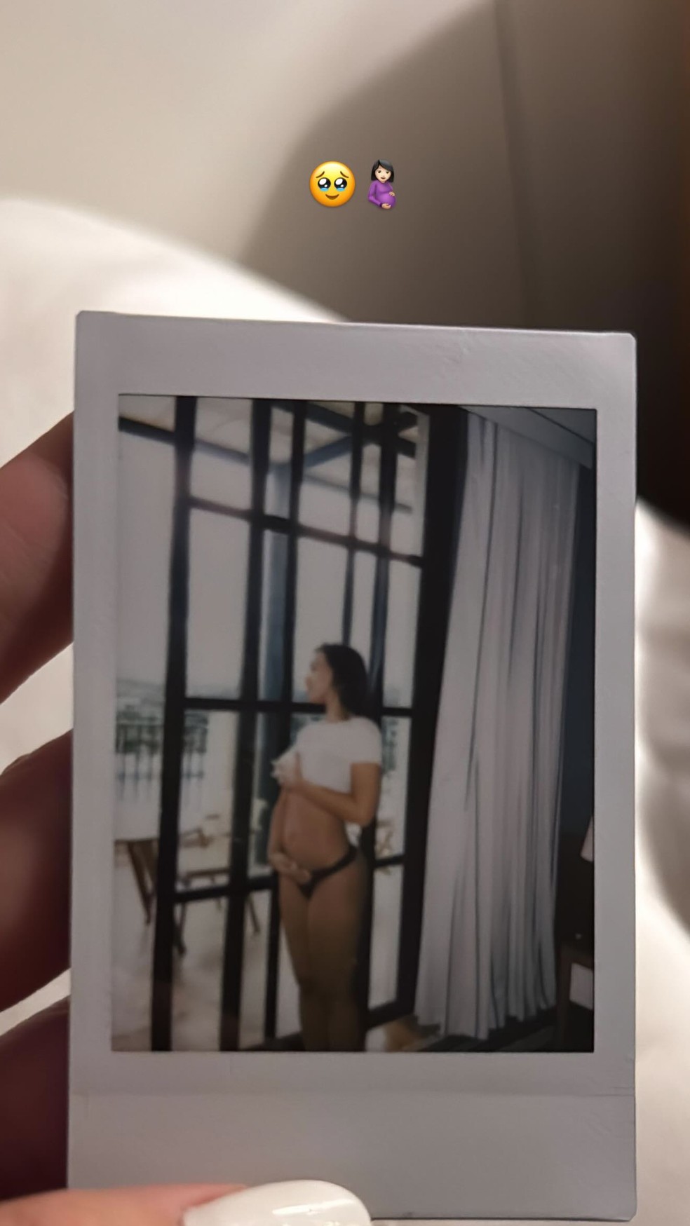 Rafa Kalimann estreia barriga ao anunciar que espera bebê com Nattan — Foto: Reprodução/Instagram