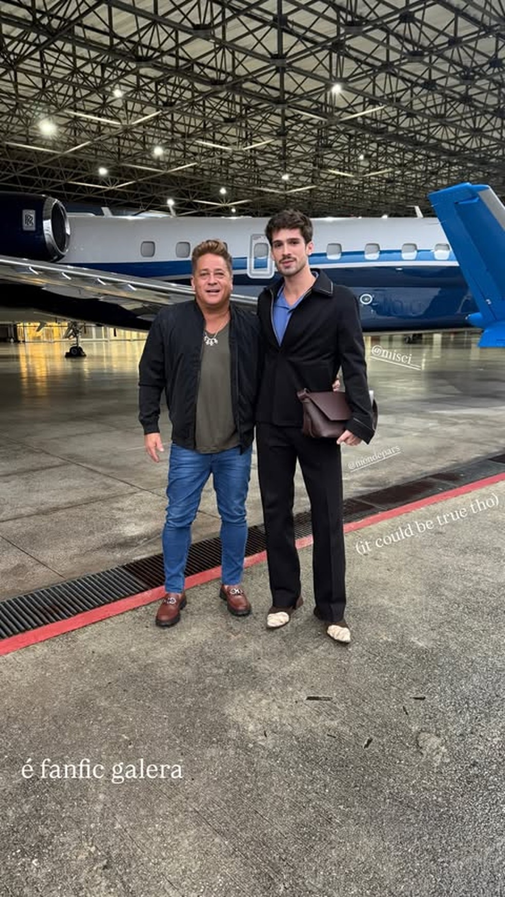 João Guilherme e Leonardo — Foto: Reprodução/Instagram