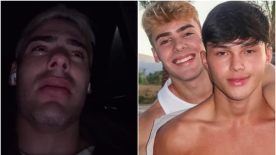 Caio Cerqueira chora ao falar sobre fim de relação com Luan Alencar, nega traição e cita brigas recorrentes