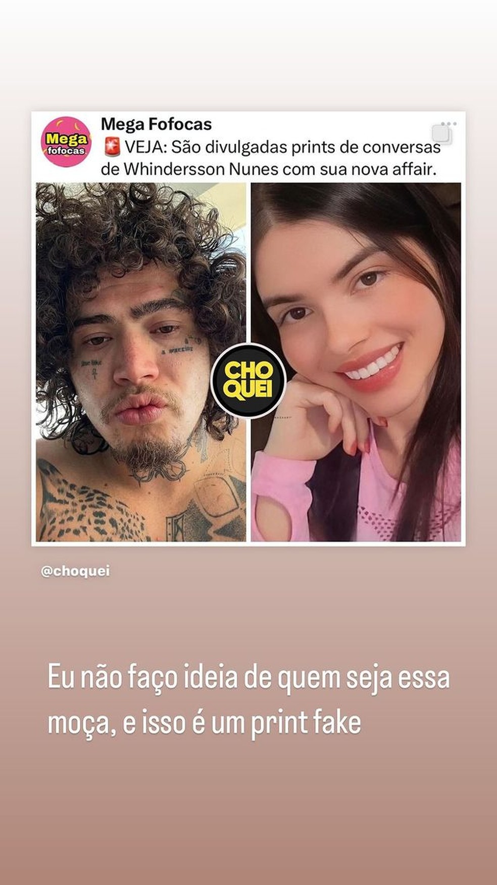 Story de Whindersson Nunes — Foto: Reprodução / Instagram