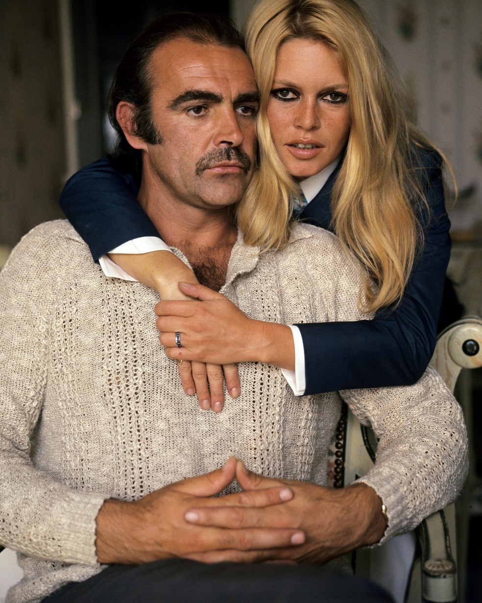 Sean Connery e Brigitte Bardot em Shalako (1968) — Foto: Getty Images