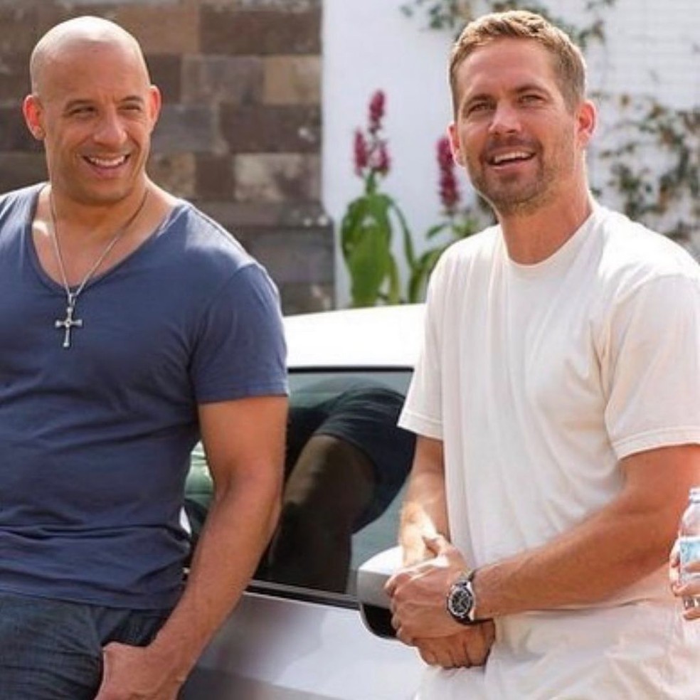 Vin Diesel e Paul Walker — Foto: Reprodução/Instagram Vin Diesel