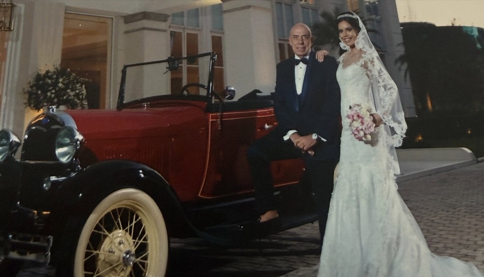 Casamento de Daniela Albuquerque e Amilcare Dallevo, em 2006 — Foto: Reprodução | Instagram
