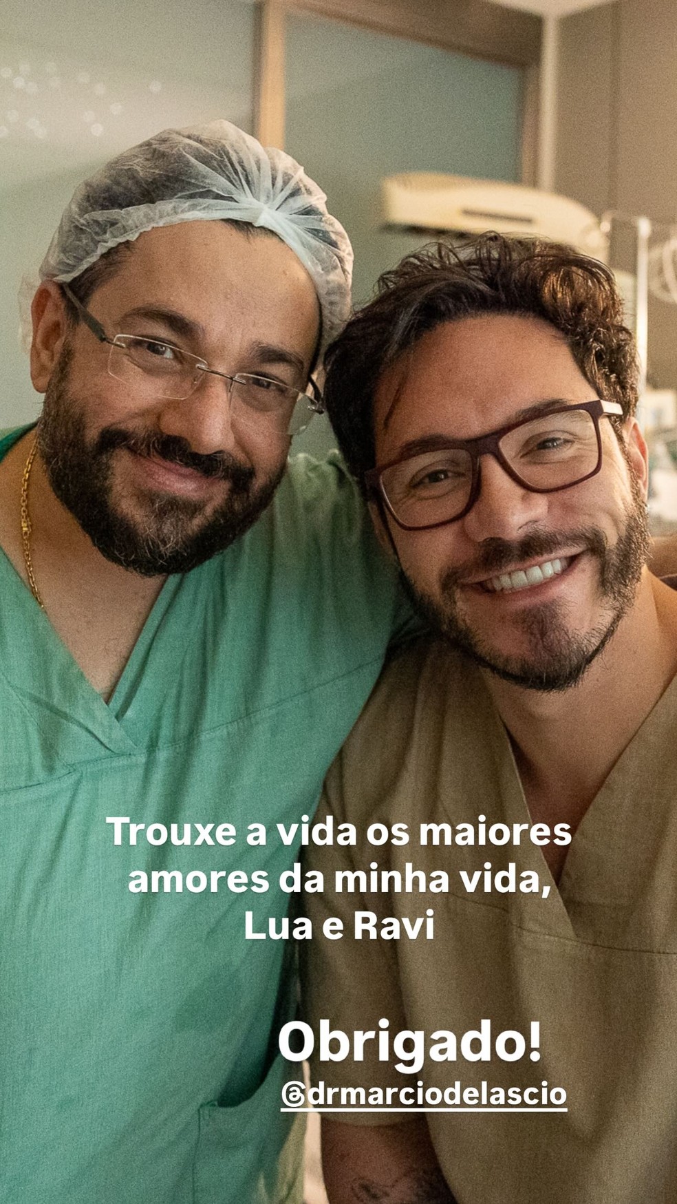 Eliezer compartilha fotos do nascimento de Ravi, seu segundo filho com Viih Tube — Foto: Reprodução/Instagram