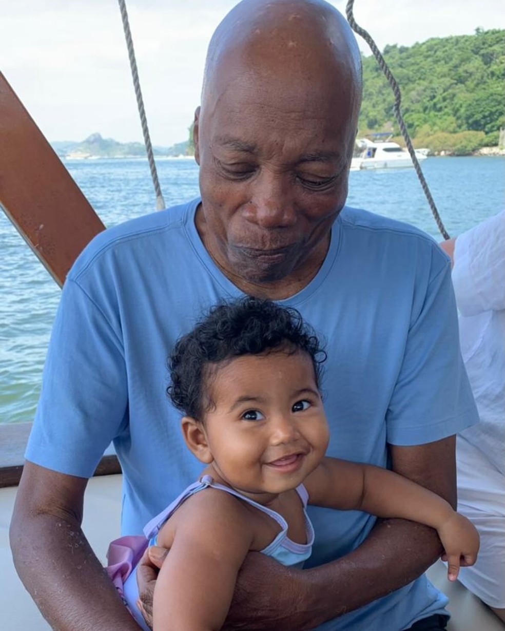 Milton Nascimento e Alice — Foto: Reprodução/Instagram