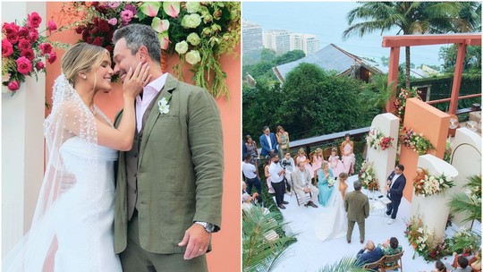 Isabella Santoni divulga fotos inéditas do seu casamento com empresário: 'E dissemos sim'