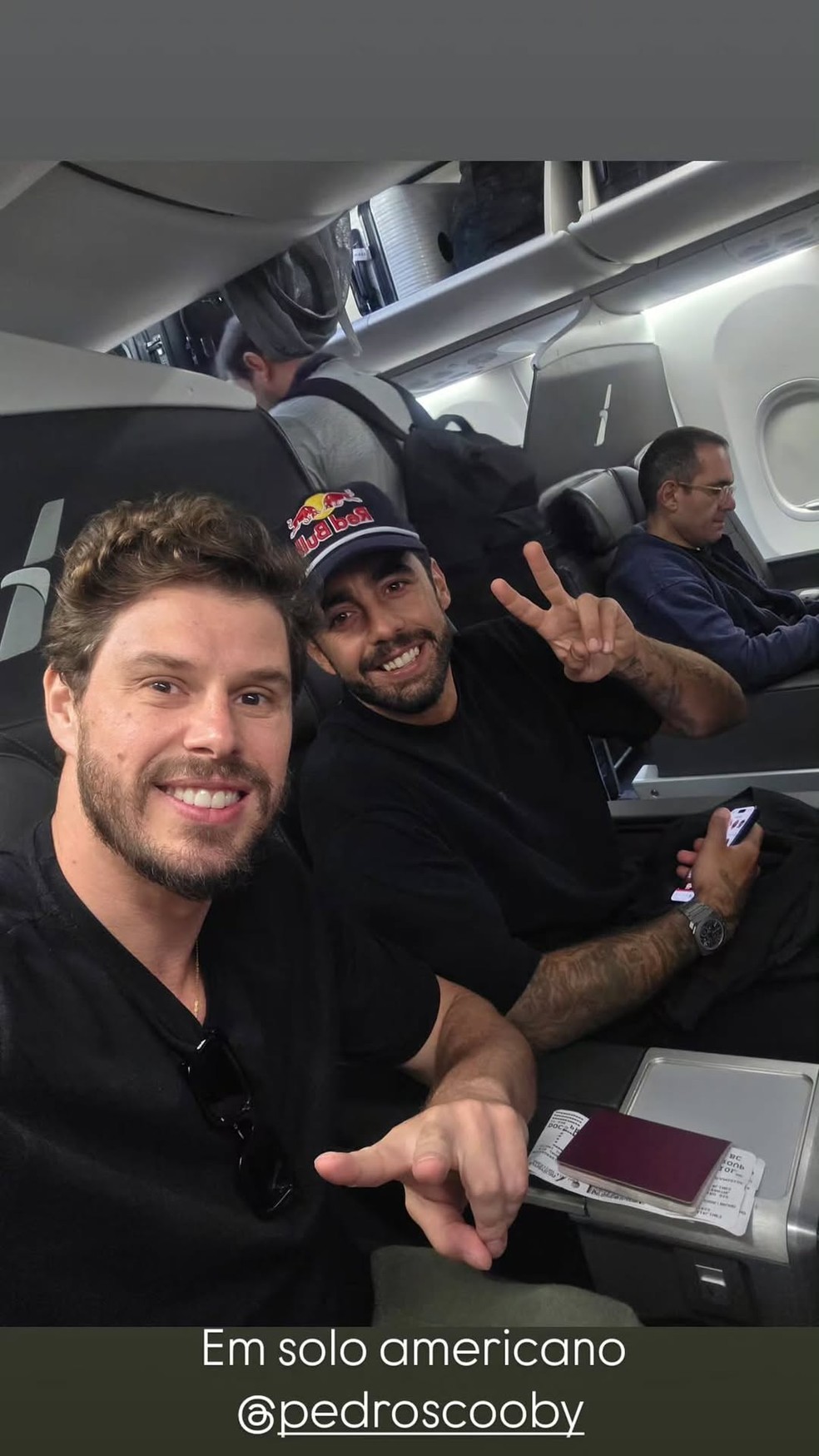Pedro Scooby e Bruninho durante viagem para Nova York — Foto: Reprodução/Instagram