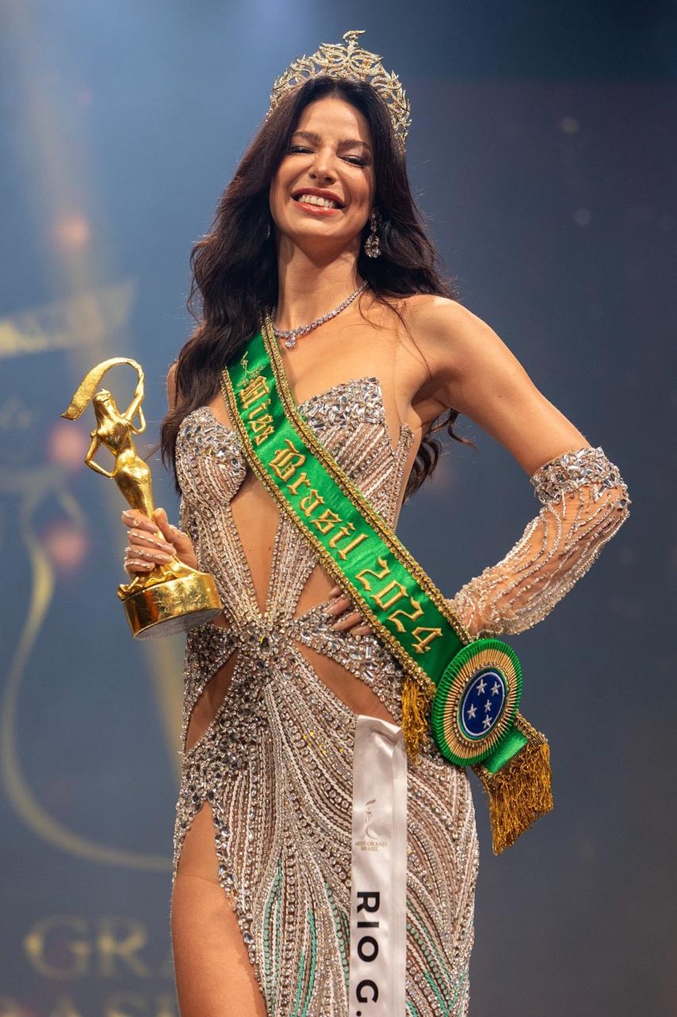 Talita Hartmann vence o Miss Grand Brasil 2024 — Foto: Fábio Nunes/Divulgação