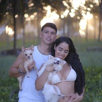 Mirella Santos e Gabriel Farias anunciaram primeira gravidez — Foto: Reprodução/Instagram