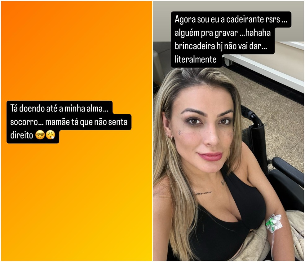 Andressa Urach vai para o hospital após gravar cena de sexo com 8 homens