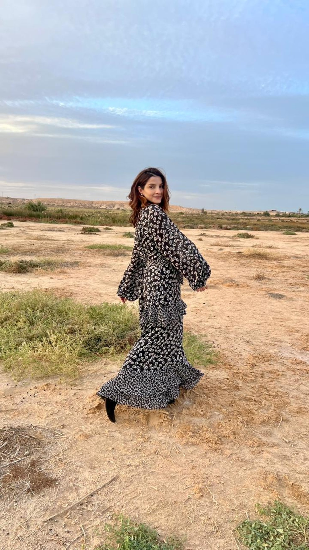 Giselle Batista na Tunísia — Foto: Acervo pessoal