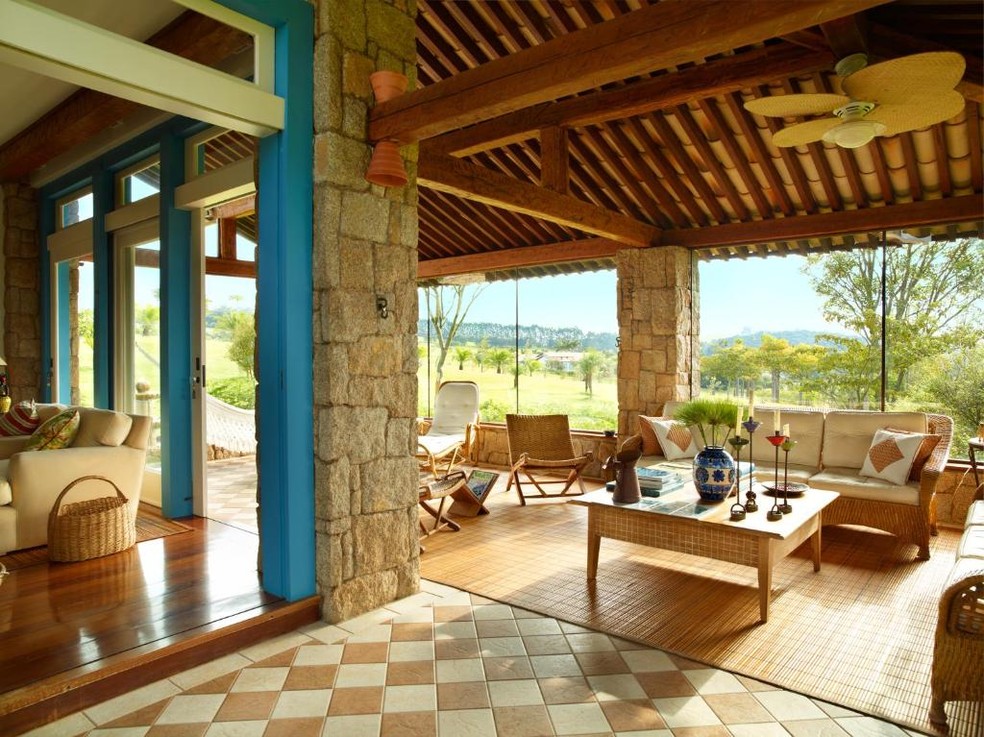 Hotel luxuoso no campo marca a renovação de votos de Maira Cardi e Thiago Nigro — Foto: Reprodução