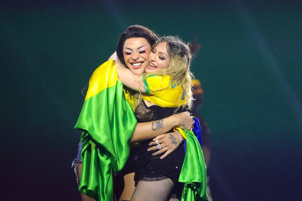 Pabllo e Madonna — Foto: Manu Scarpa / Brazil News