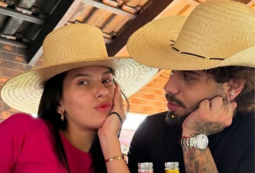 Zé Felipe e Ana Castela — Foto: Reprodução/Instagram