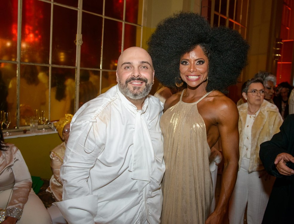 Bruno Oliveira e Adriana Bombom — Foto: Felipe Araujo