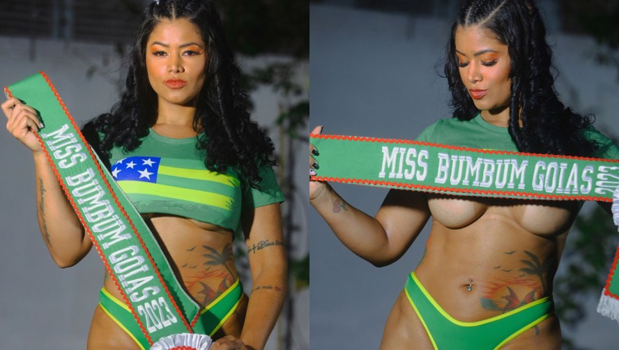 Bia Fernandes, finalista do Miss Bumbum e musa do Vasco