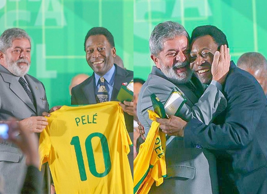 Lula dá adeus a Pelé: 'Eu tive o privilégio: vi o Pelé jogar ao vivo'