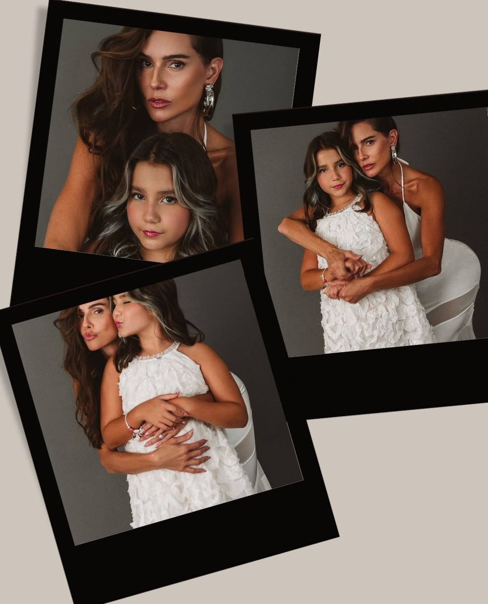 Deborah Secco e a filha, Maria Flor — Foto: Arquivo pessoal