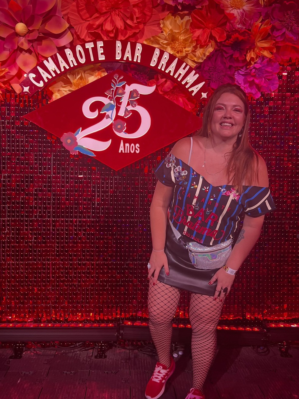 Arianna Nutt antes de perder 30 kg — Foto: Reprodução/Instagram