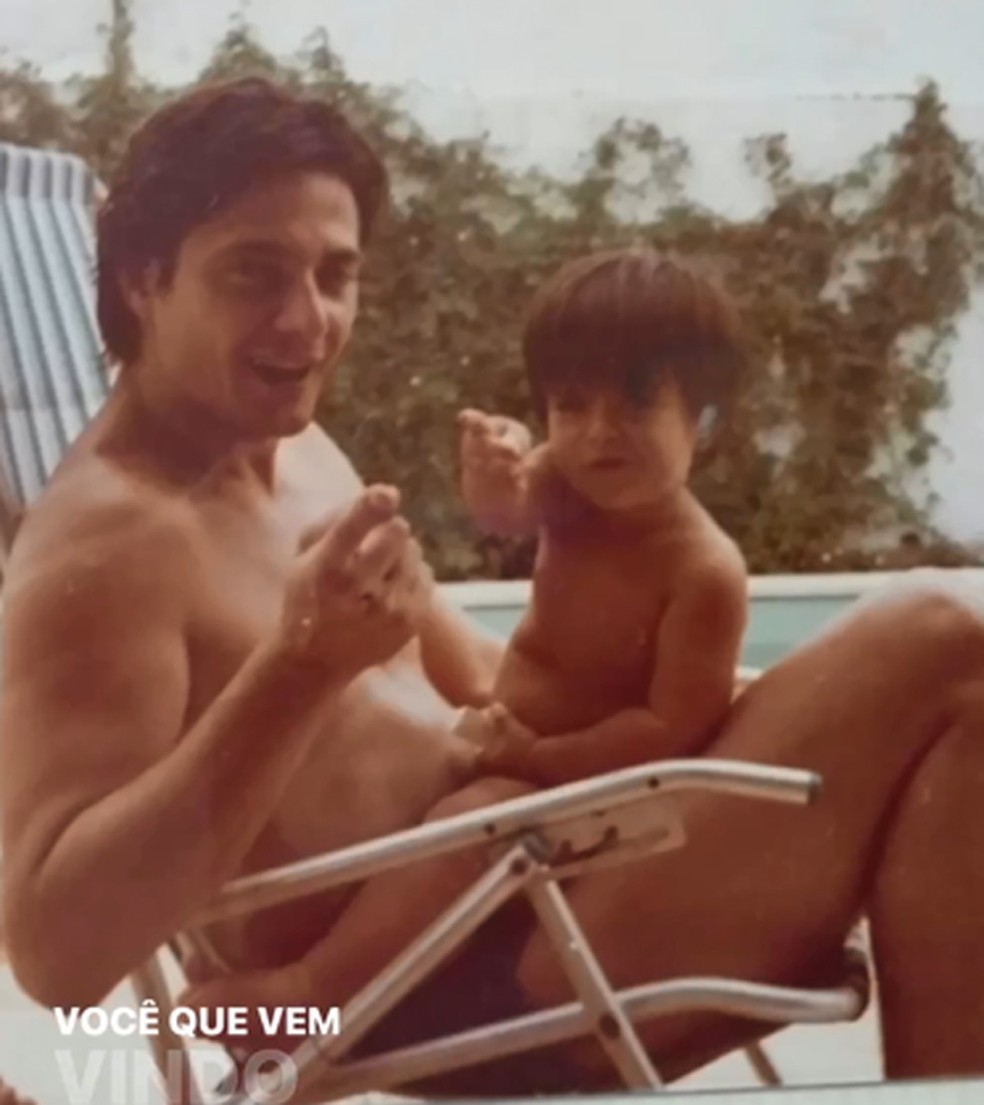 Fábio Jr. e a filha Cleo — Foto: Instagram