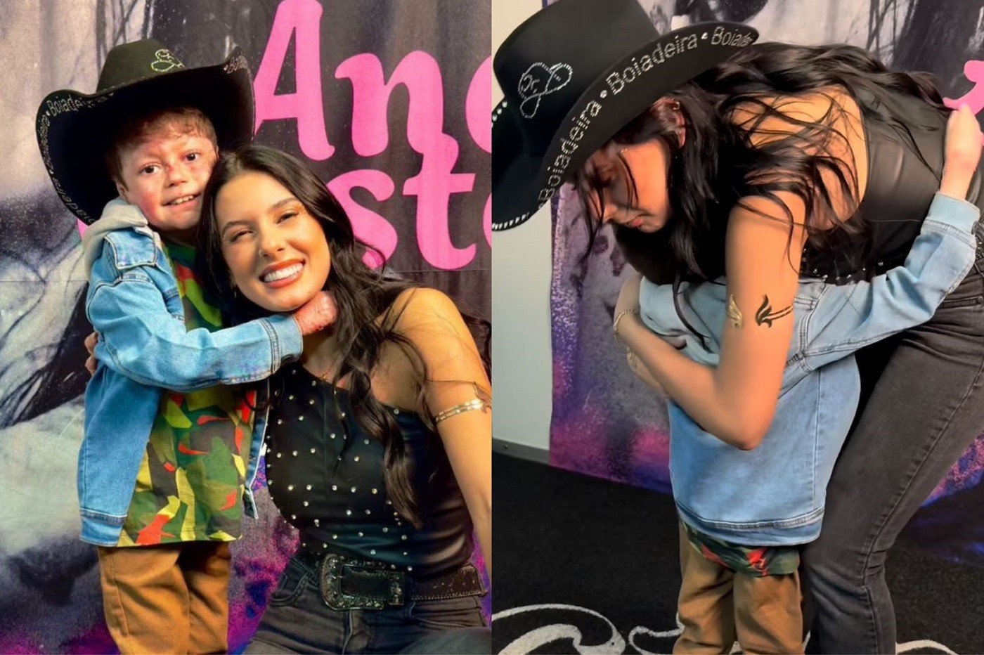 Ana Castela conhece influenciador mirim Gui em encontro emocionante ...
