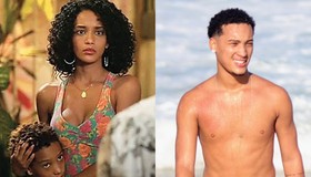 Lembra dele? Filho de Taís Araújo em 'Cheias de Charme' é clicado em praia no Rio de Janeiro