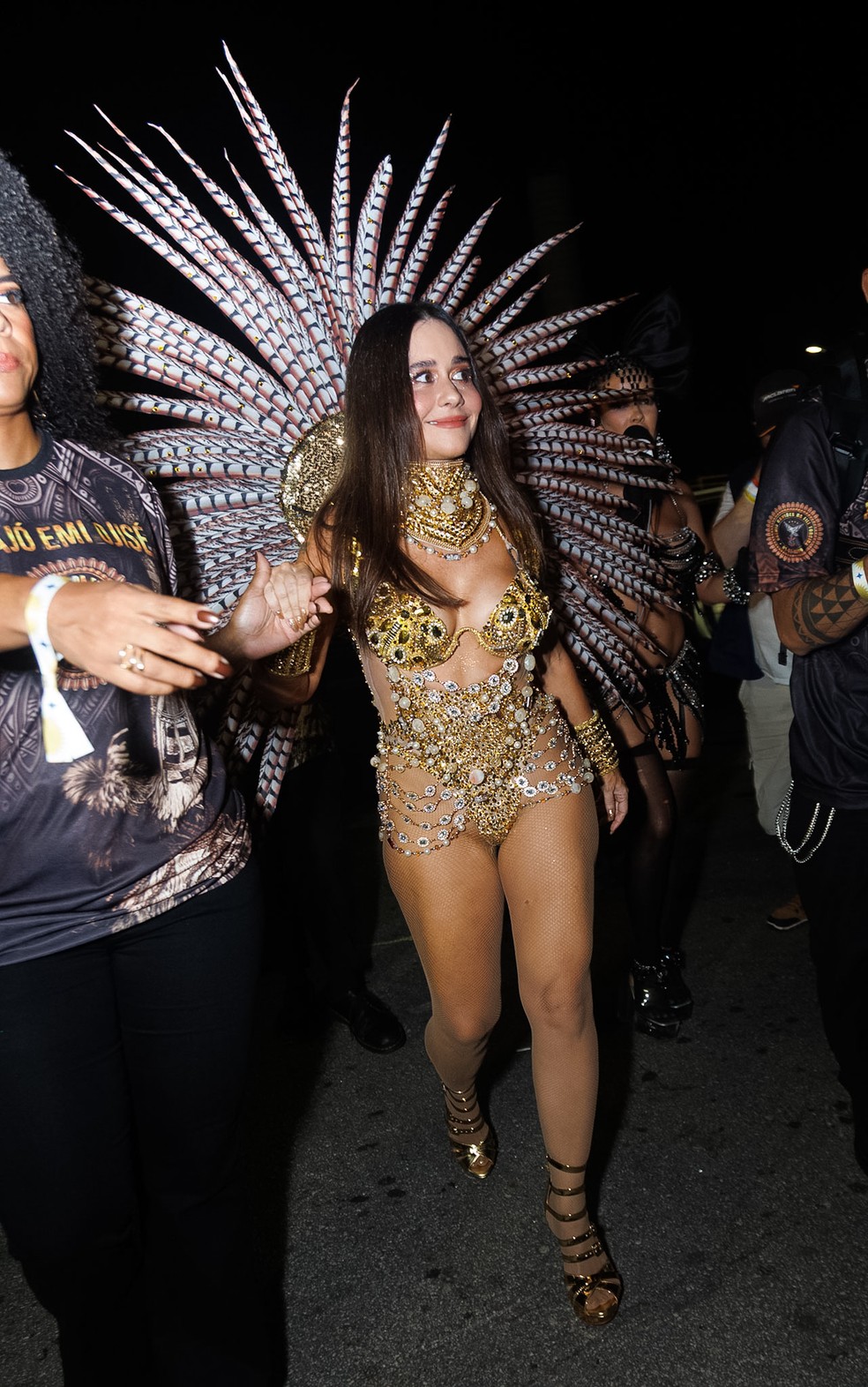 Alessandra Negrini, musa da Gaviões — Foto: Clayton Felizardo/Brazilnews