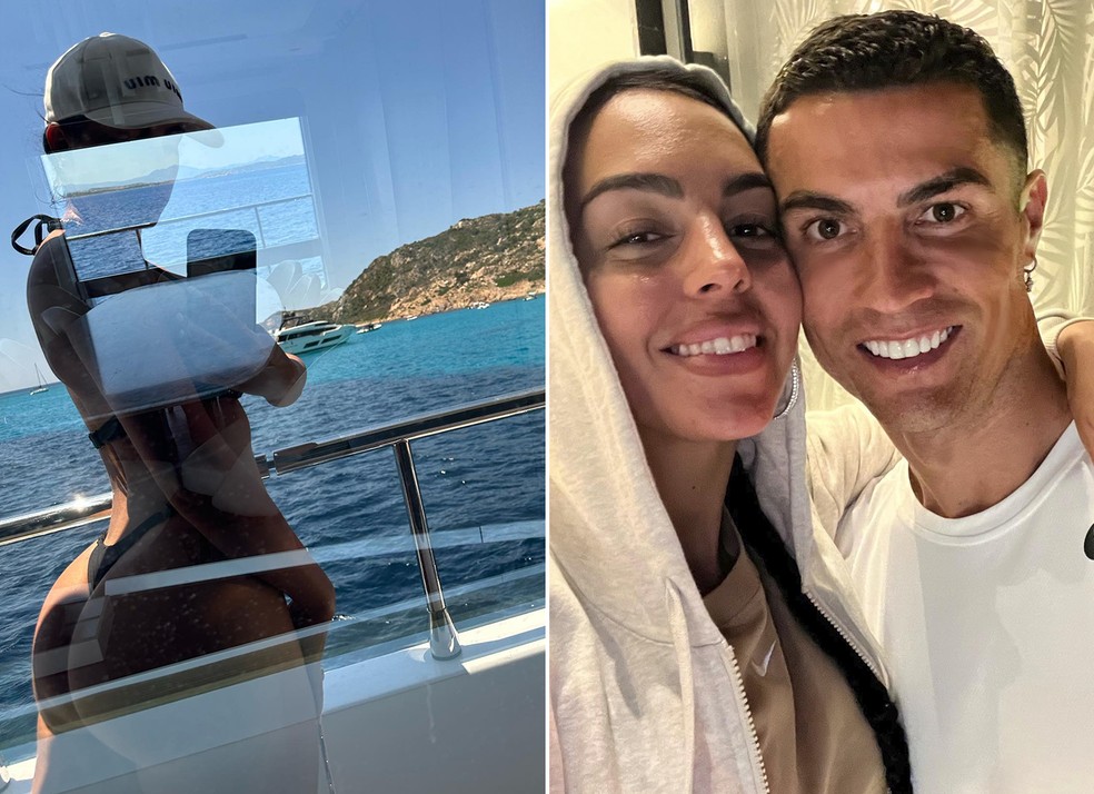 Georgina Rodriguez e Cristiano Ronaldo — Foto: Reprodução / Instagram