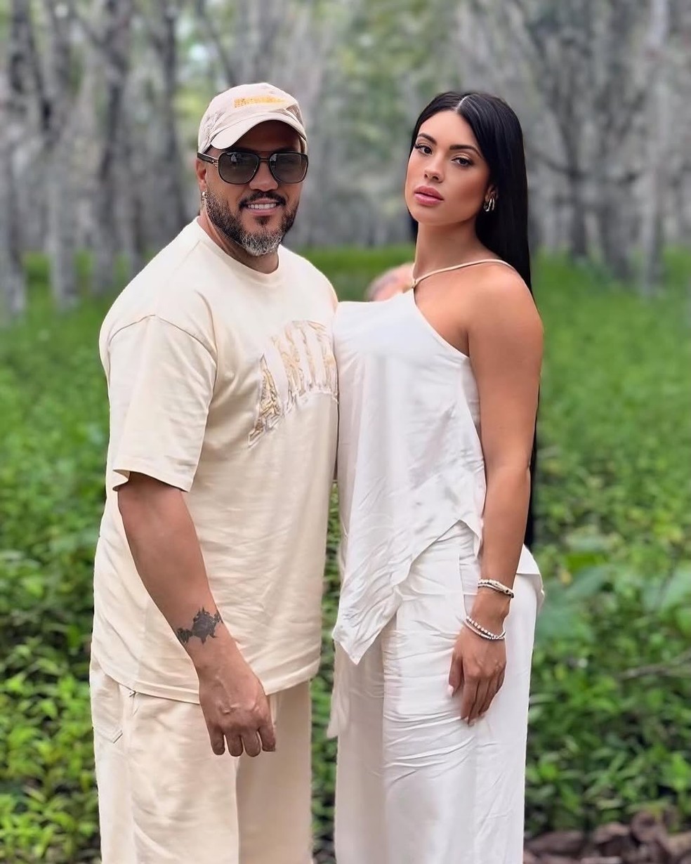 Belo e Rayane Figliuzzi — Foto: Reprodução/Instagram