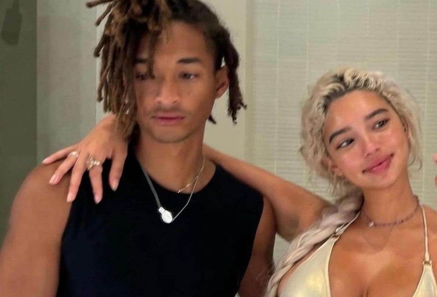 Jaden Smith, filho de Will Smith, posta foto rara com a namorada