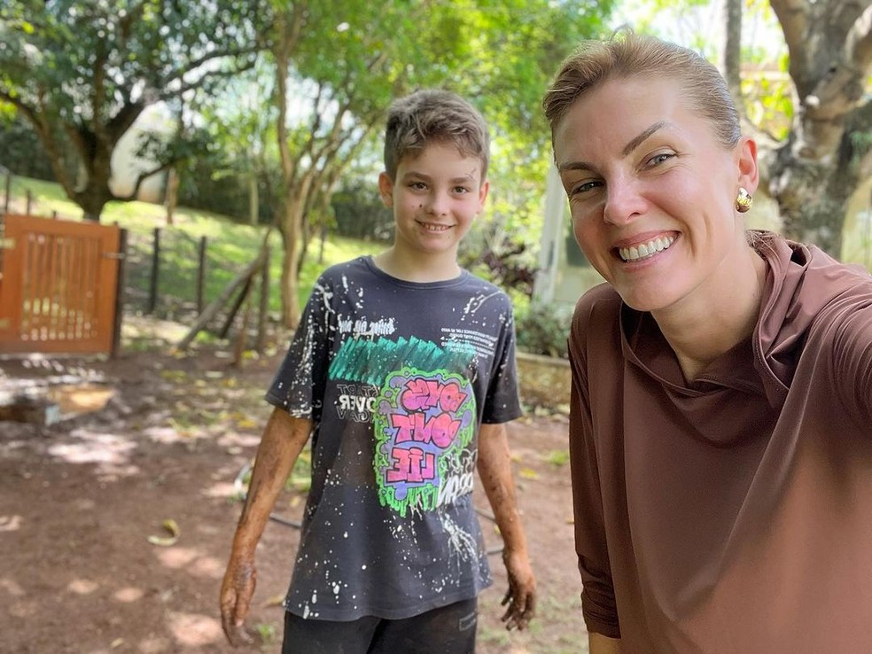 Ana Hickmann e Alezinho — Foto: Reprodução/Instagram