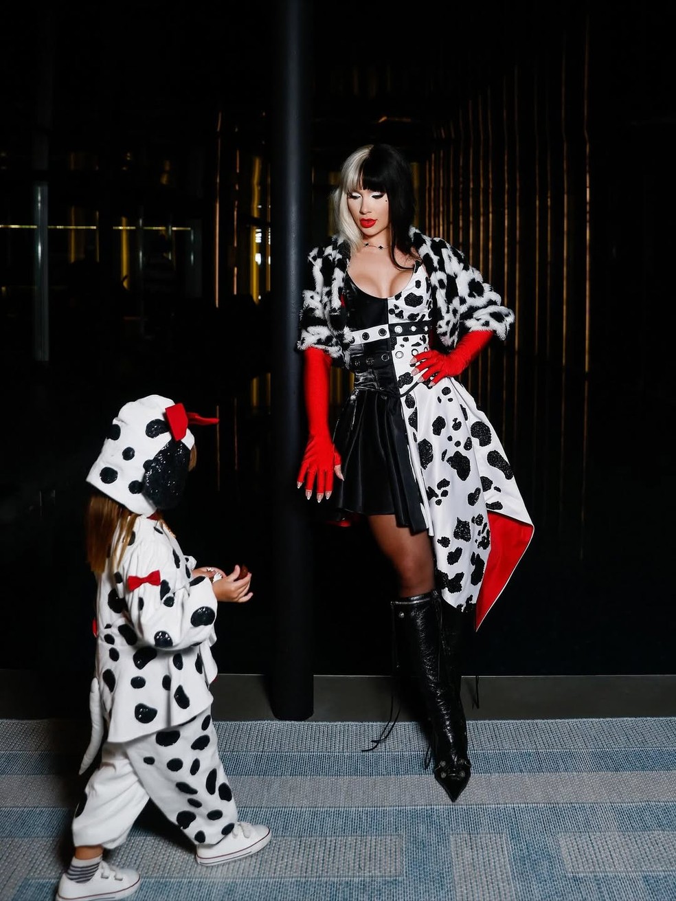 Virginia Fonseca aposta em fantasia de Cruella De Vil para festão de  Halloween em Madri ao lado dos filhos; veja fotos