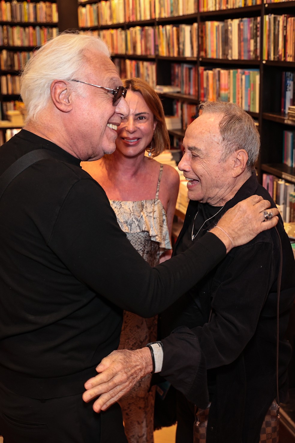 Antonio Fagundes, Mari Saade e Stênio Garcia — Foto: Victor Chapetta/BrazilNews