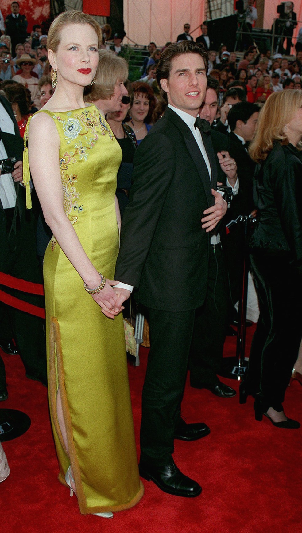 Nicole Kidman no Oscar de 1997, usando Dior — Foto: Getty