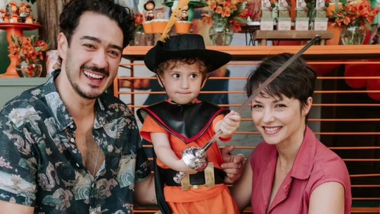 Marcos Veras abre álbum de fotos da festa de aniversário do filho com Rosanne Mulholland